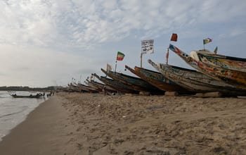 Fishing boats Gunjur